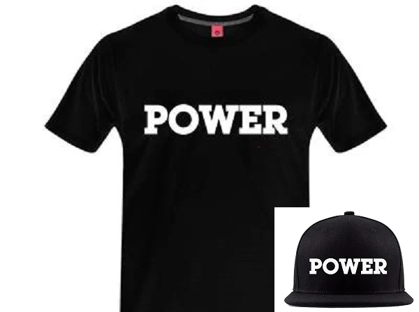 "POWER" Limited Edition Bundle: POWER Tee + POWER Snapback Hat- SIRE SPIRITS VIP