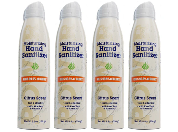 PURE POWER CITRUS Sanitizer- 4PK- SIRE SPIRITS VIP